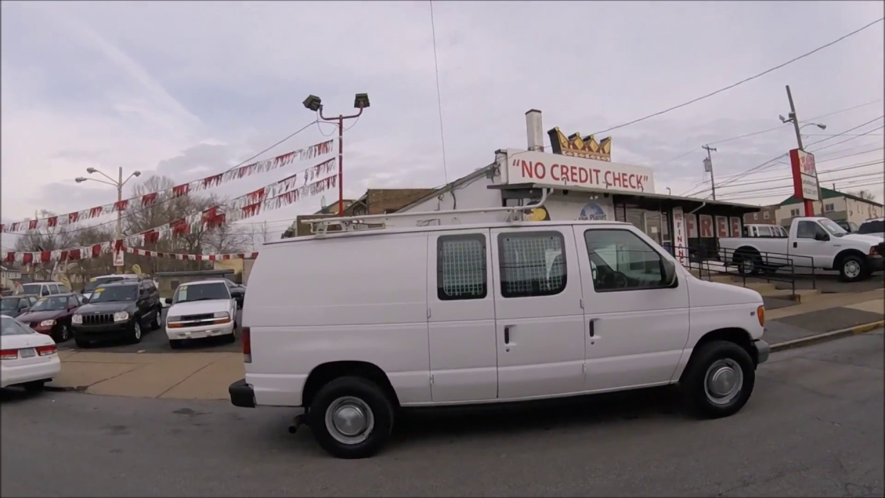 white econoline van
