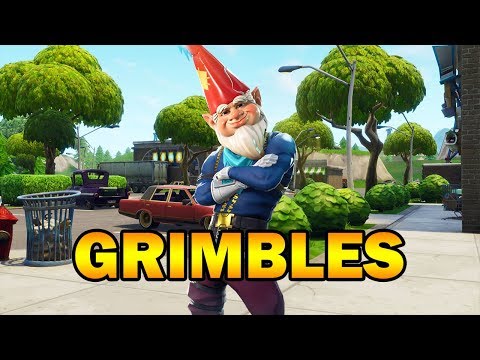 New Grimbles skin Gameplay in Fortnite