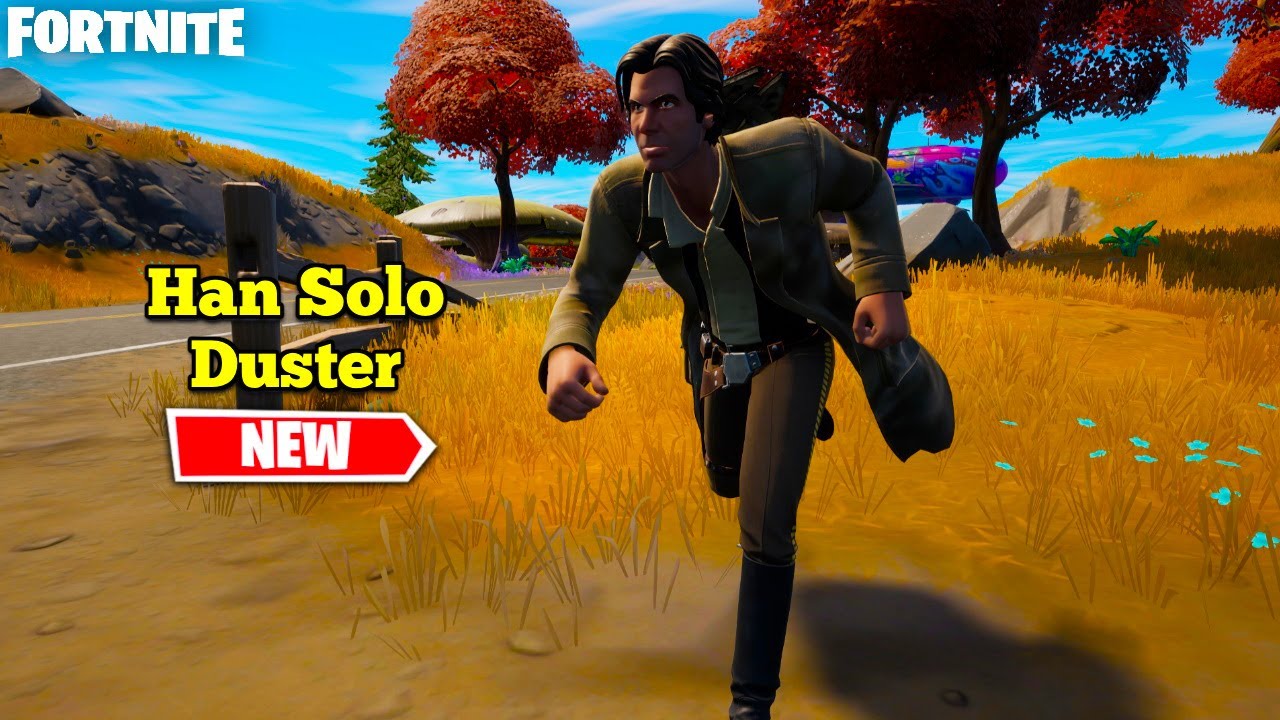 *NEW* HAN SOLO DUSTER STYLE SKIN GAMEPLAY FORTNITE X STAR WARS