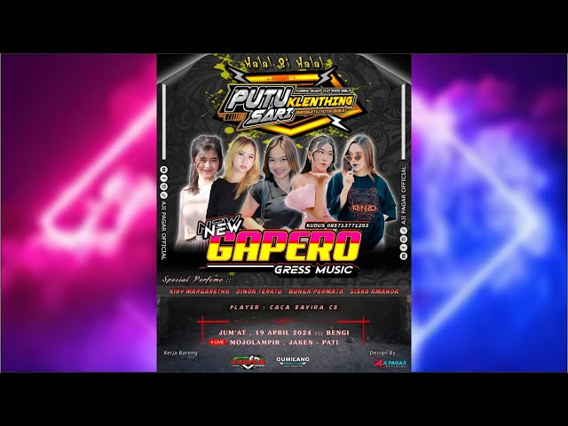 🔴LIVE GAPERO GRESS MUSIC - HALAL BIHALAL PUTU KLENTING SARI - MOJOLAMPIR JAKEN PATI 19 APRIL 2024 class=