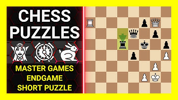 Chess Puzzles to Practice. Themes: Master games, Endgame, Short puzzle. Learn Chess