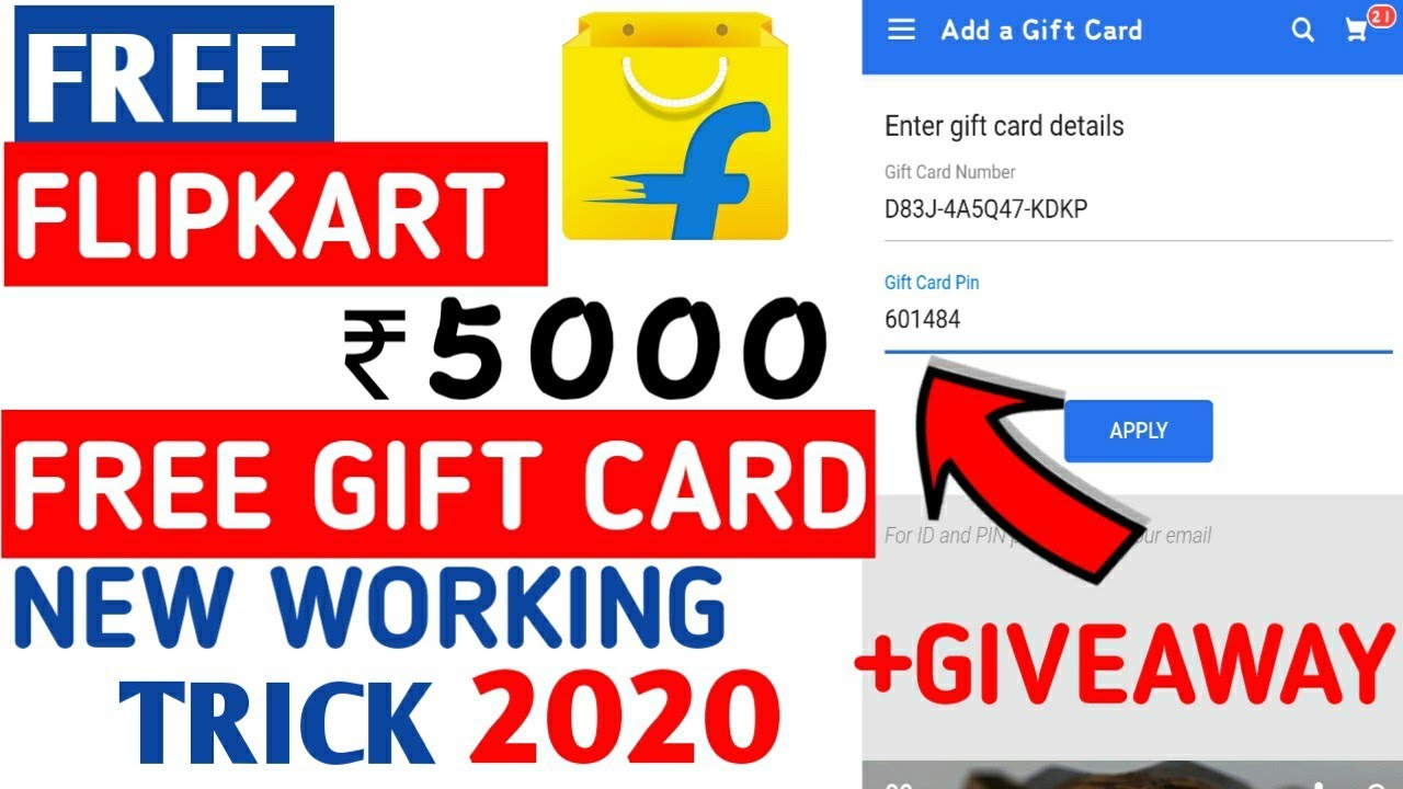 Flipkart Gift Card Code and Pin Generator - Free Gift Card Codes - wide 5