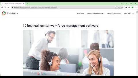 What is workforce management software call center? Best Call Center Workforce Management Software