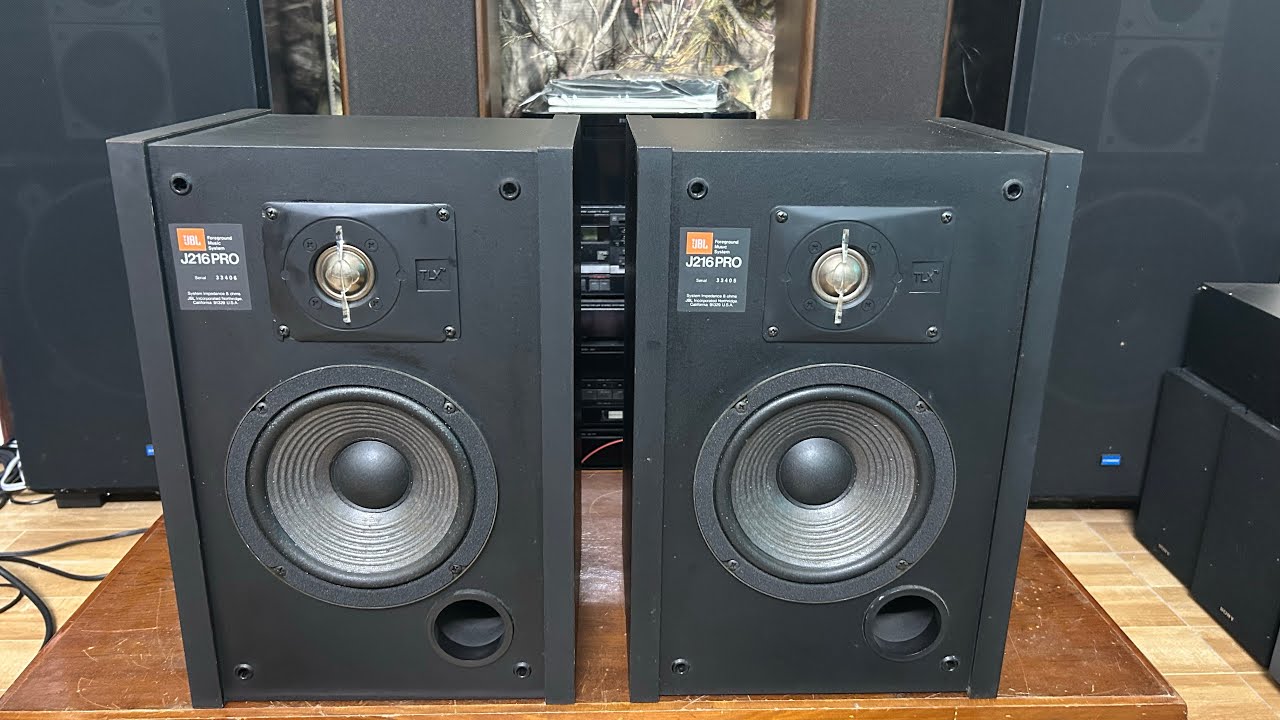 Pair of authentic JBL J216Pro speakers from the USA, excellent