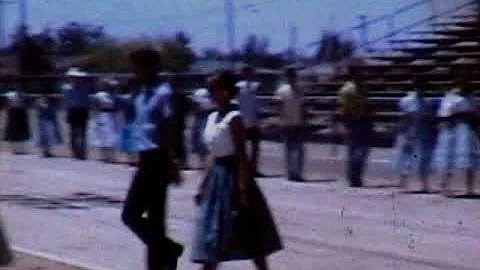 Chandler High School 1955 Practice Graduation