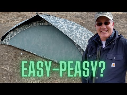 Instructions: Setup The Improved Combat Shelter (ICS) Army Tent - YouTube