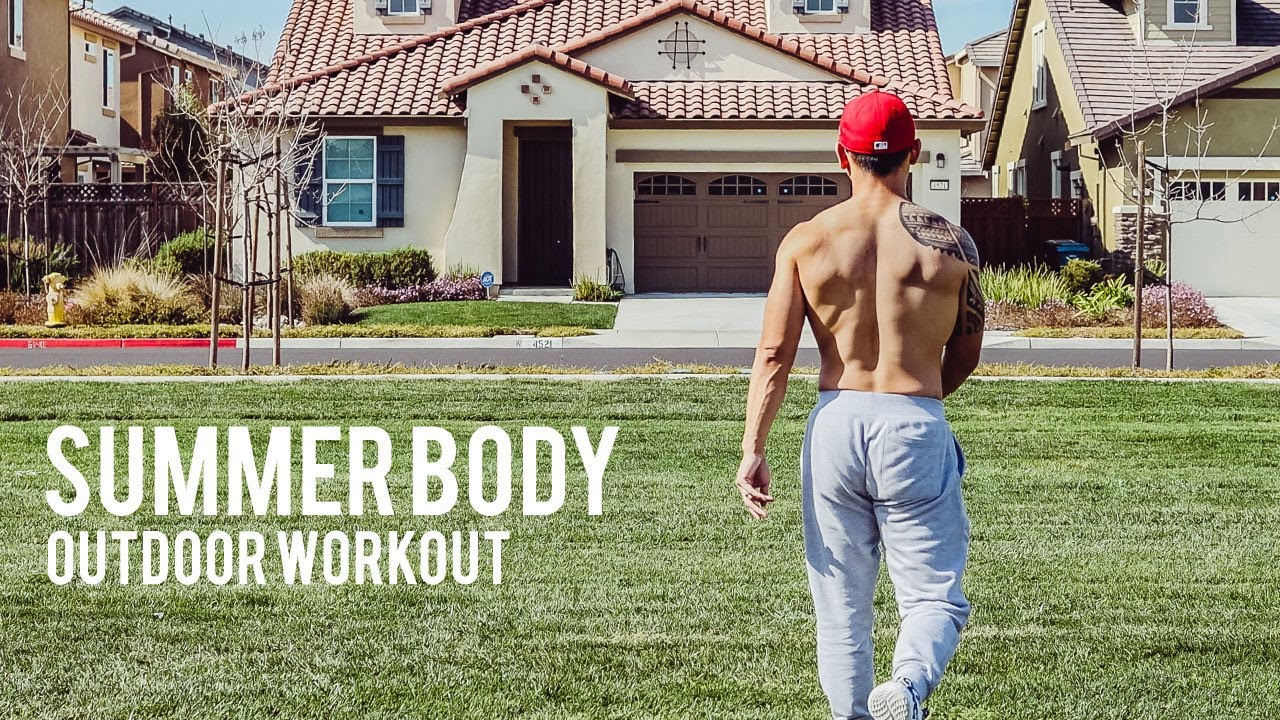 Summer Body Outdoor Workout (No Equipment Needed) YouTube