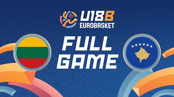 Group Phase | Lithuania v Kosovo | Full Basketball Game | FIBA U18 Women's EuroBasket 2025 Div B