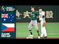 Australia vs czech republic game highlights  2023 world baseball classic