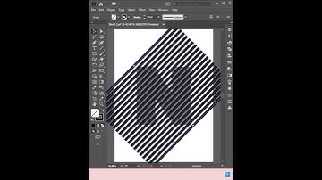 Simple Line Letter Logos With Illustrator #shorts #short #shortvideo