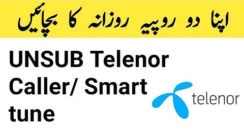 How to unsubscribe / Deactivate / Remove Telenor smart tune  / Caller tune 2022 | Unsub smart tune |