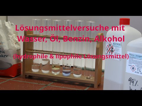 Video: In welchem Lösungsmittel würde sich Benzophenon Ihrer Meinung nach lösen?