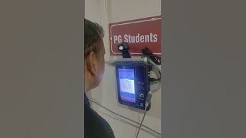 Demo of Realtime Aadhar Based Biometric machine with Mantra IRIS Scanner | Ayurveda College | NCISM