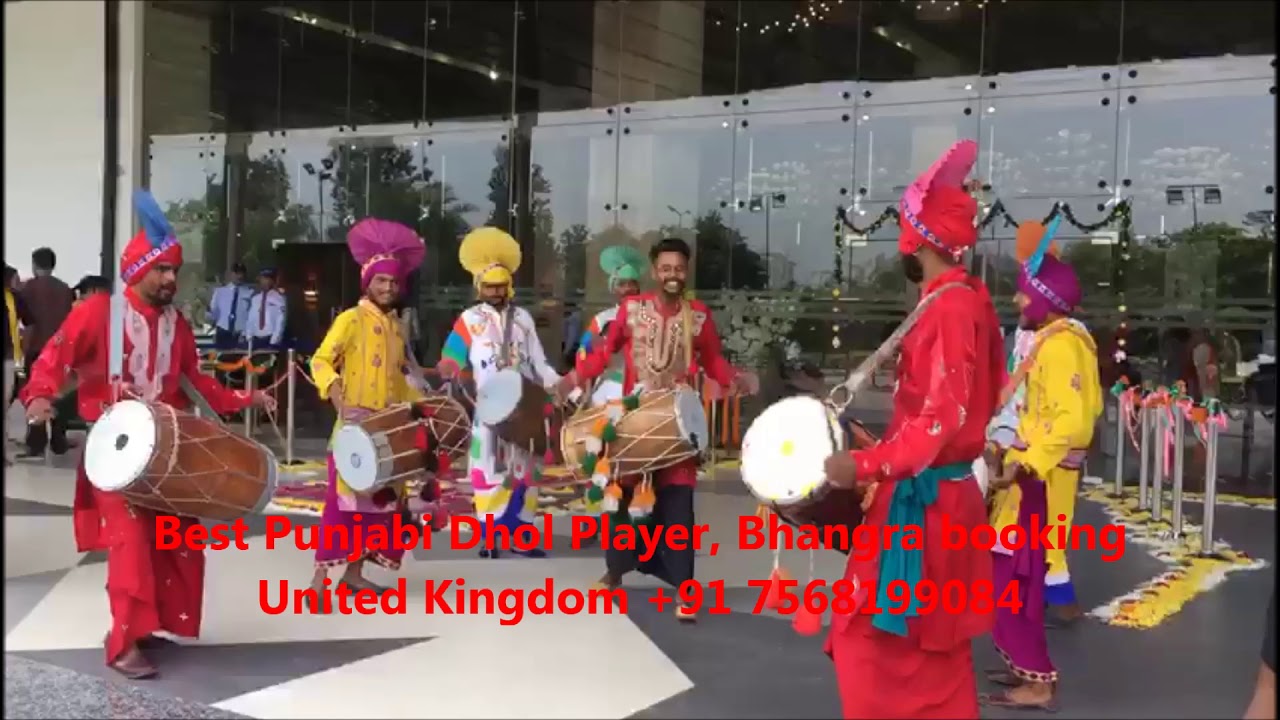 Best Punjabi Dhol Player, Bhangra booking United Kingdom +91 7568199084