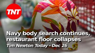 Download Lagu Navy bodies recovered, restaurant floor collapse, tsunami anniversary - TNT Dec 26