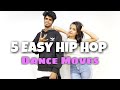 EASY 5 HIP HOP MOVES FOR BEGINNERS | Tamil | Dance Tutorial | The Dance Hype