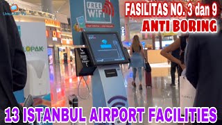 REVIEW 13 FASILTAS YANG ADA DI BANDARA ISTANBUL TURKI @umualiftv