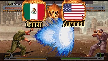 SVC Chaos: SNK VS Capcom Plus - daren (MEX) VS (USA) Aeromed [svcplus] [Fightcade]