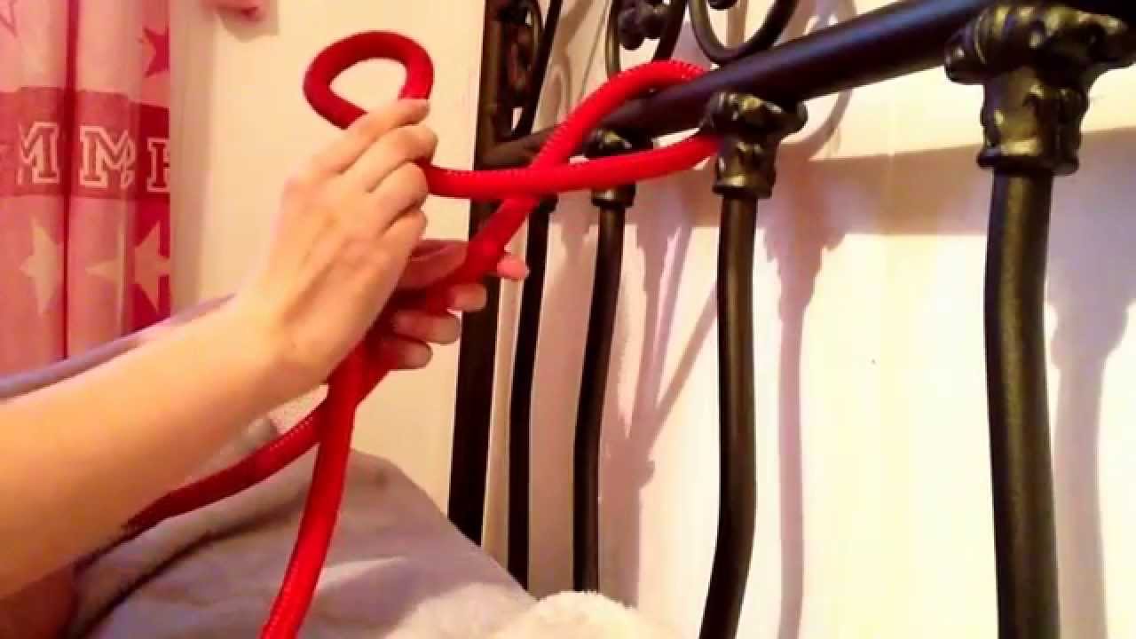 tuto n'7 comment faire un noeud d'attache avec une longe - YouTube
