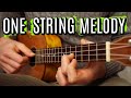 Beautiful Ukulele Melody with Simple Fingerpicking Pattern!