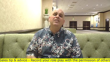 Self awareness in sales - Vocal pitch and tone (1 of 5) Scott Sylvan Bell