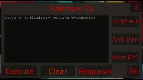 Rainbow SS showcase 100 Robux cheap ss better then sinner and Birdy Best ui a lot of features...