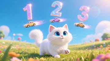 Cat Learn Magic Counting 🐱✨ Fun Counting Song for Kids | Toddler Numbers Rhyme