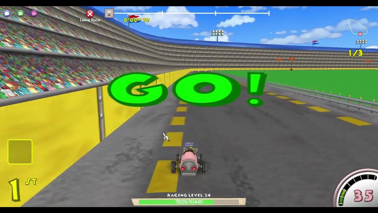 Corporate Clash Racing Screwball, time of 122 YouTube