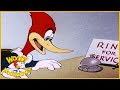 Woody Woodpecker | Woody Dines Out | Old Cartoon | Woody Woodpecker Full Episodes