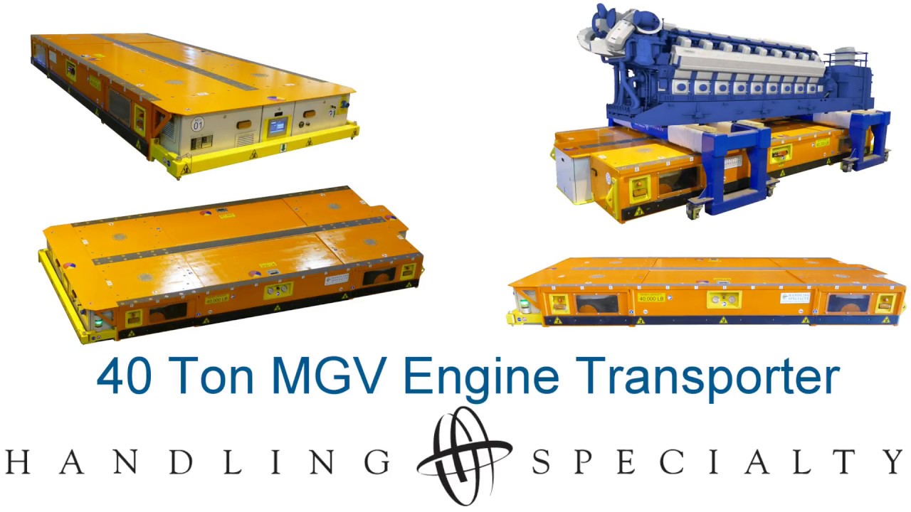 40 ton Engine MGV (Manually Guided Vehicle) YouTube