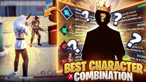 BEST CHARACTER COMBINATION FOR CS RANK 😱| WITH RANDOM PLAYERS | CS RANKED CHARACTER COMBINATION🤔