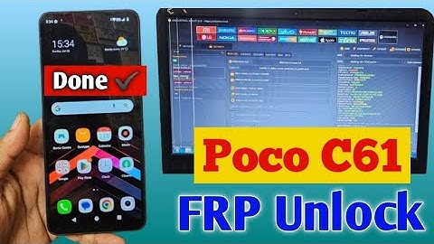 Poco C61 FRP Unlock Tool || Poco C61 FRP Bypass || Poco C61 Google Account Unlock Tool ||