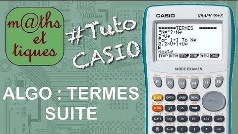 SUITES : Calculer des termes d