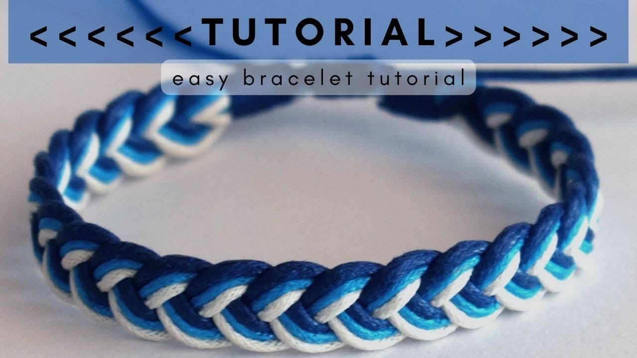 Tutorial Membuat Gelang Sailor-Adjustable Bracelet #1 - YouTube