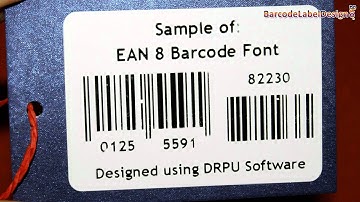How to create EAN 8 barcode labels using DRPU Barcode Creator Tool
