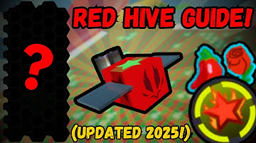 The Ultimate 2025 Bee Swarm Simulator Red Hive Guide! | Bee Swarm Simulator