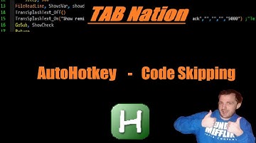 AutoHotkey Code Skipping - Stop Your Code Mid Running With Out Reload / Inject Command During Run.