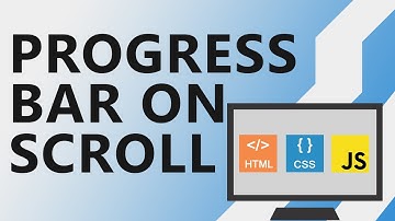 Progress Bar on Scroll HTML, CSS, JavaScript
