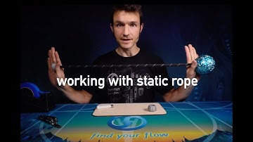 working with static rope for poi leashes :: adjusting poi leash length & changing knob handles