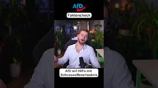 AfD will HiPo mit Schusswaffenerlaubnis