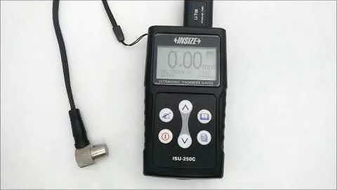 Insize ISU 250C Series Thickness Gauge Basic Operation