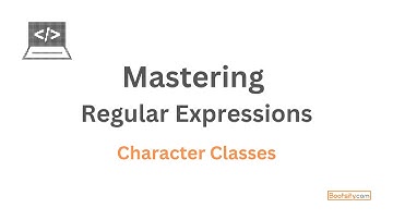 Regular Expressions - Character Classes (Part 7)