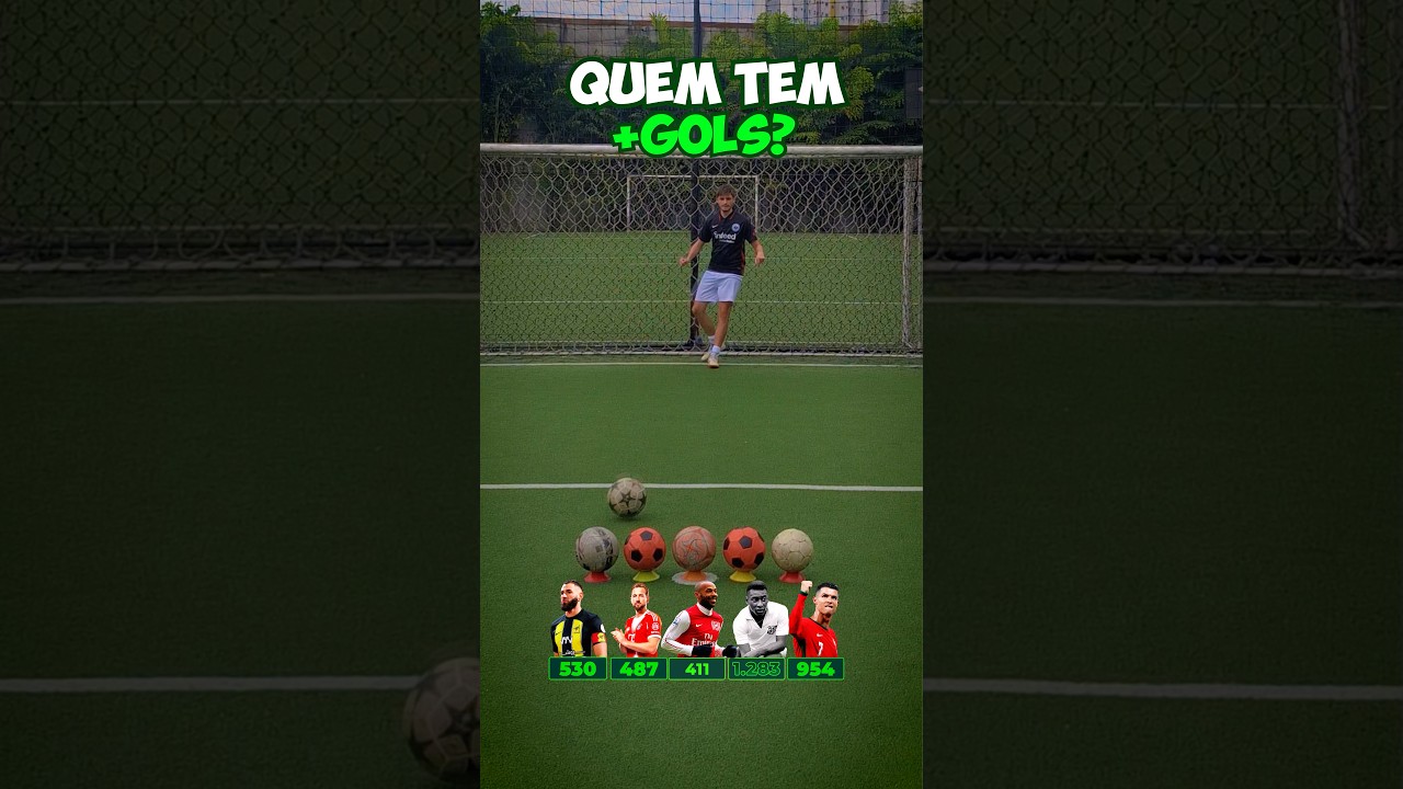 ⚽️ QUEM CONSEGUE MAIS GOLS? #shorts #futebol #futcerto