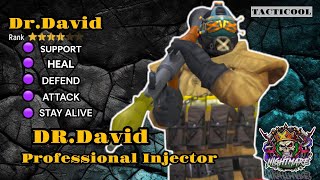 TACTICOOL - Dr.DAVID INJECTOR POWER FULL GAMERPLAY #gameplaymobile #panzerdog #david