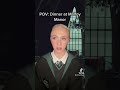 Pov dinner at malfoy manor with the dark lord dracomalfoy harrypotter voldemort luciusmalfoy