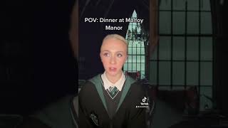 POV: dinner at malfoy manor with the dark lord #dracomalfoy #harrypotter #voldemort #luciusmalfoy