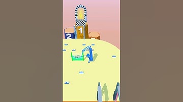 Level #38. Best funny Bridge Race 🌉 #gaming #shorts #games #viral #mobilegameplay