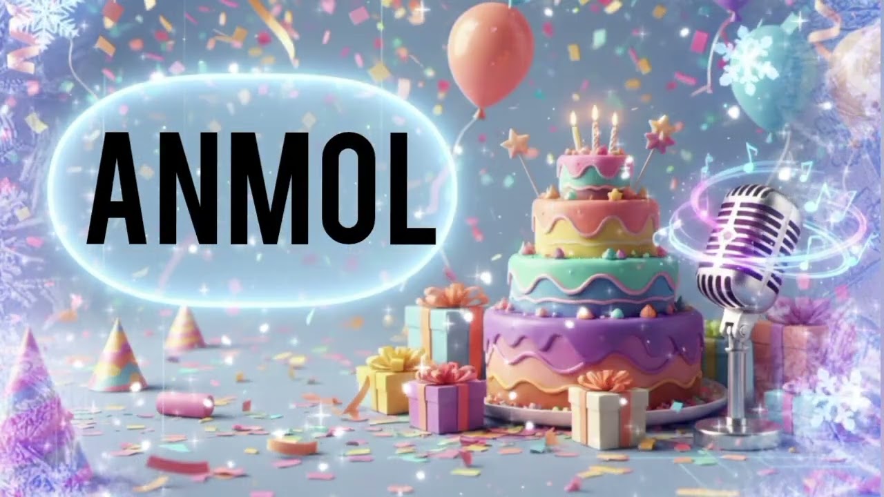Anmol Birthday Song  🎂| Happy Birthday Song For Kids