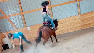 Is This A KIDS Horse or a RODEO Bronc?!