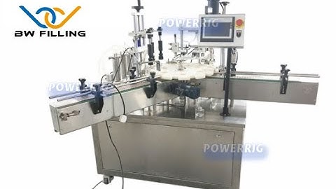 Perfume Filling Machine: One minute to show how does machine fill and cap automatically